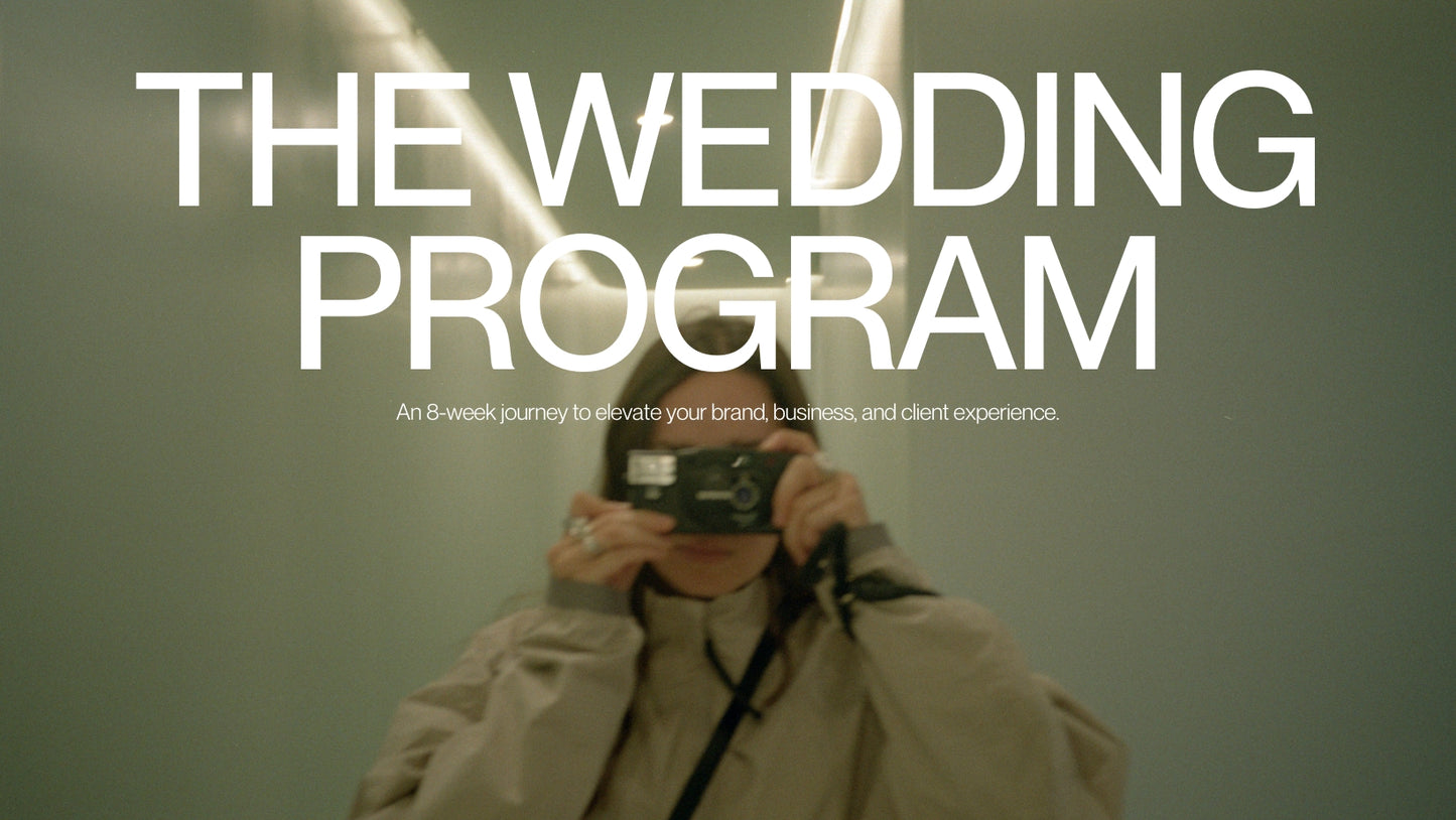 8 WEEK WEDDING PROGRAM